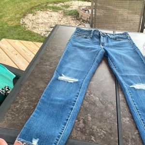 Woman’s Just black denim made in USA jeans size 28